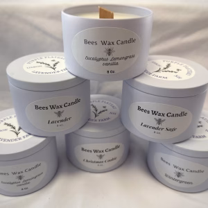 Wood wick candles